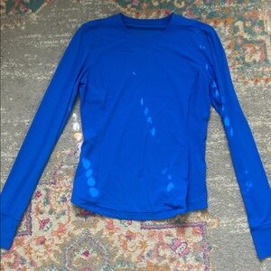 lululemon longsleve blue top